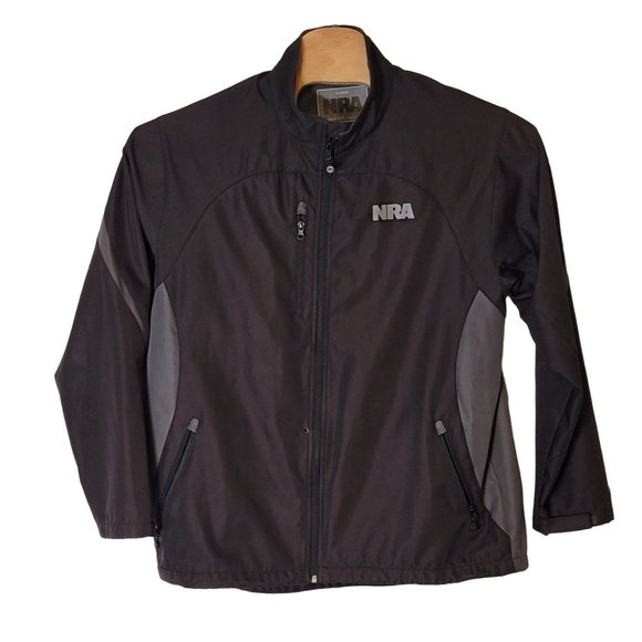NRA Full Zip Lightweight Jacket Soft Shell Member Black Size‎ XL Men's Pockets - Picture 2 of 10